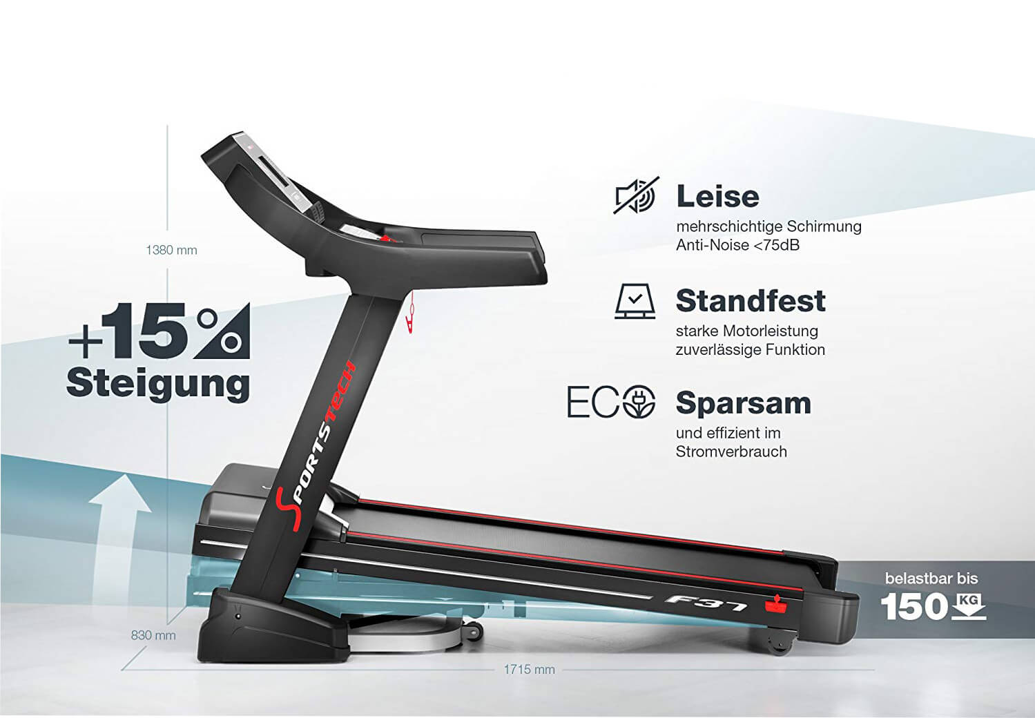 Laufband Steigung
