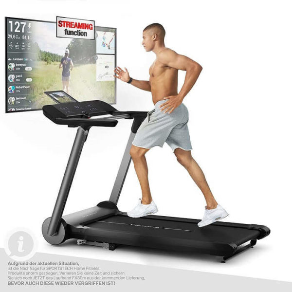 Sportstech FX3 Pro Test Design Laufband