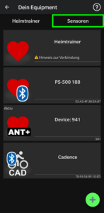 MyHomeFIT Herzfrequenzmessung