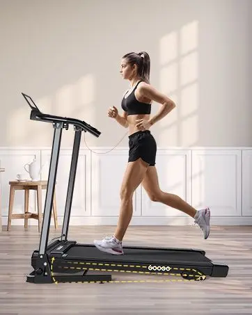 GOOGO 2 in 1 Laufband - 1
