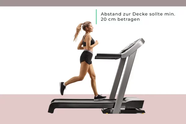 Laufband Abstand zur Decke