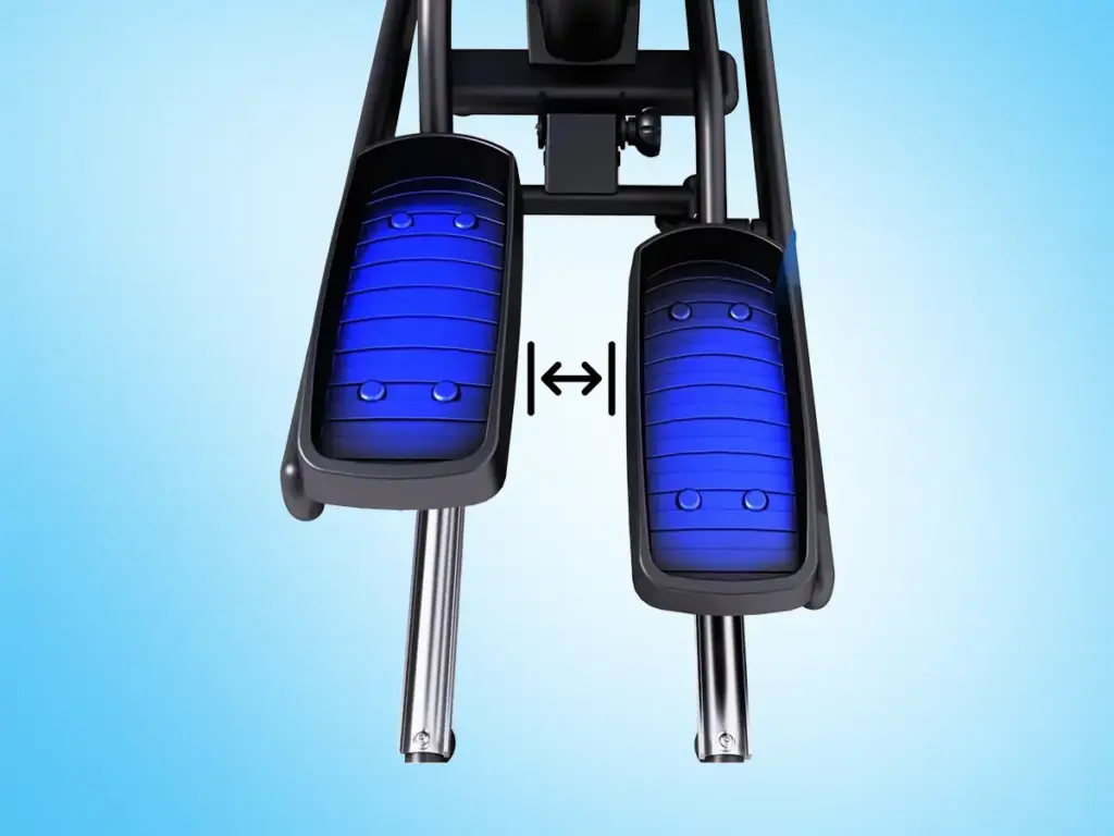 Crosstrainer Q Faktor Pedalabstand