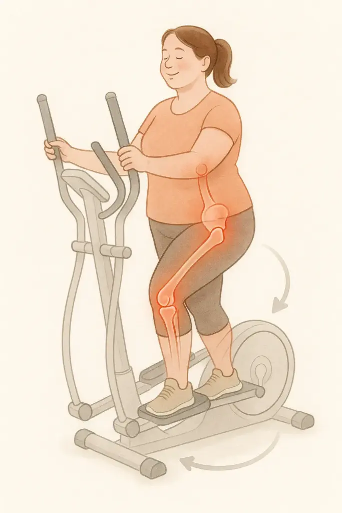 Gelenkschonendes Training mit dem Crosstrainer