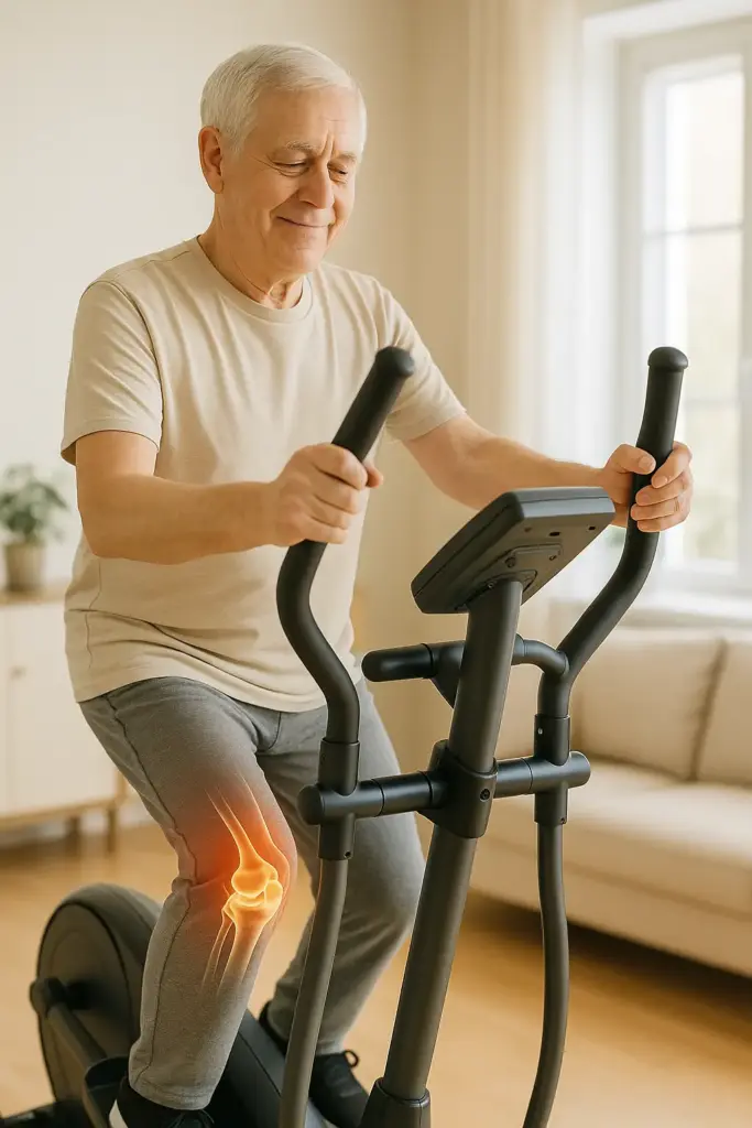 Crosstrainer Knie - 05