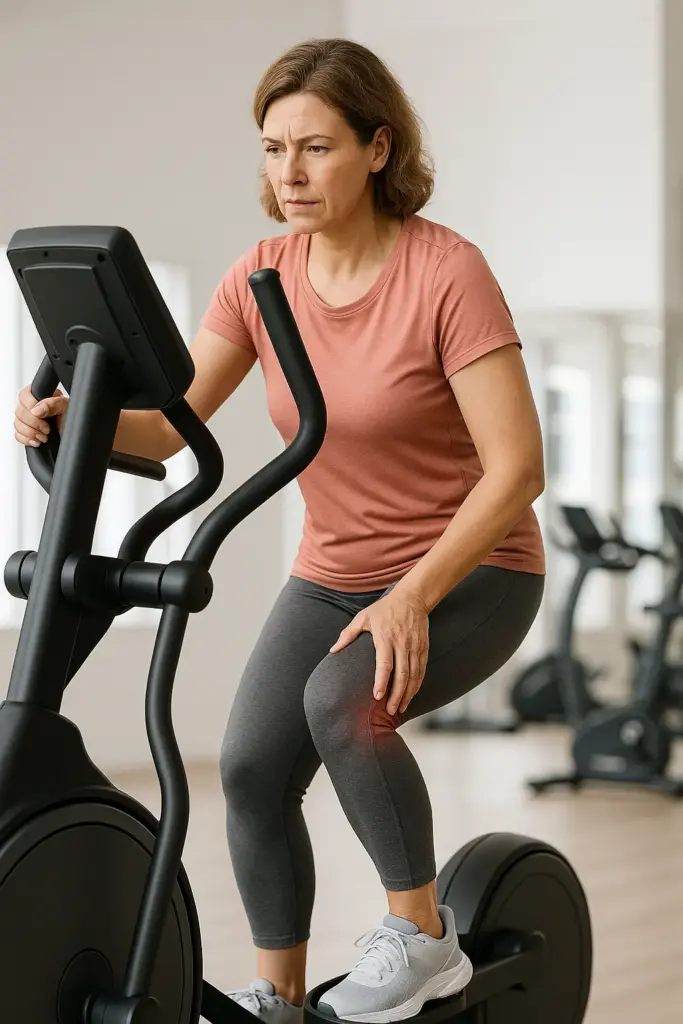 Crosstrainer Knie - 07
