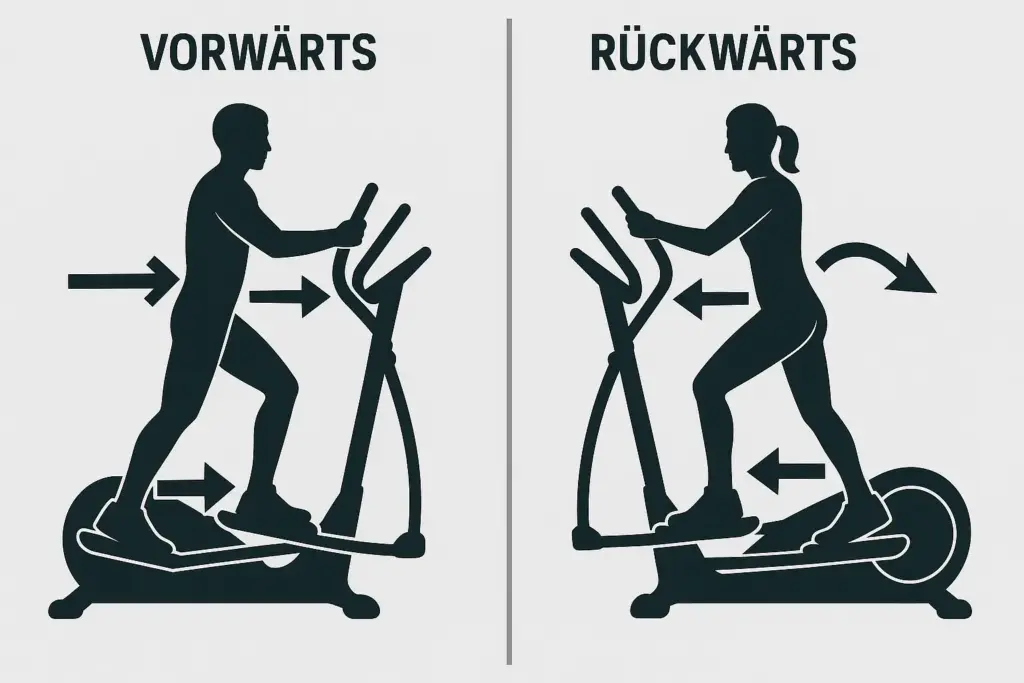 Crosstrainer Rückwärts laufen - 10