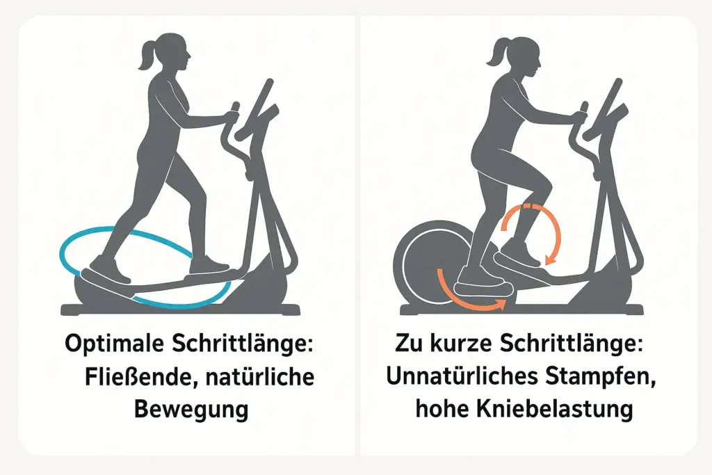 Crosstrainer Schrittlänge - 01