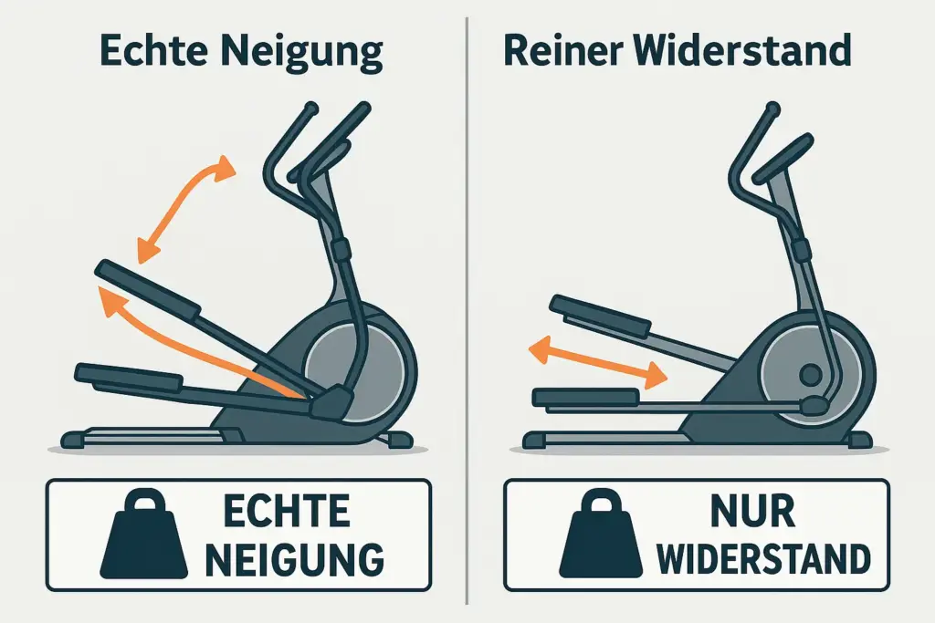 Crosstrainer Steigung - 09