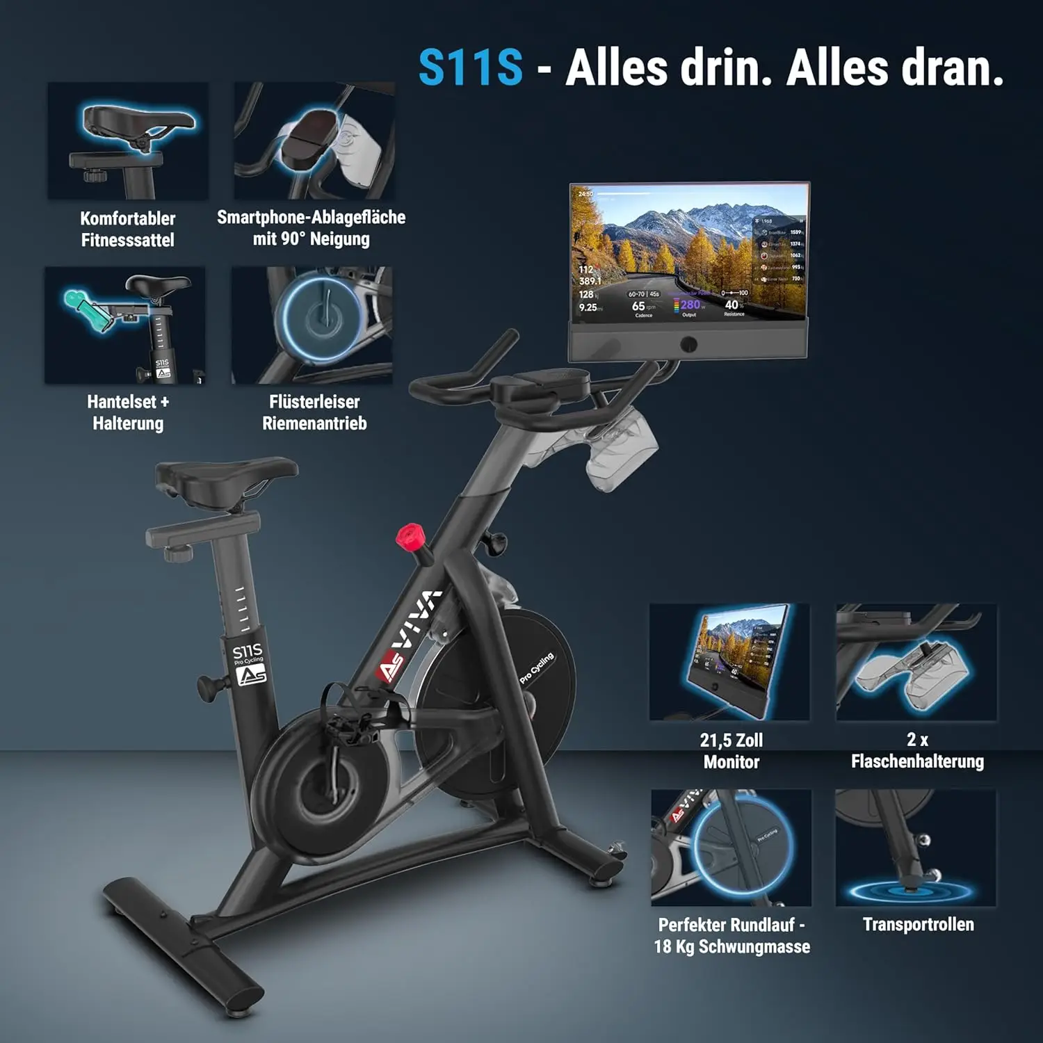 AsVIVA S11S Speedbike - 20