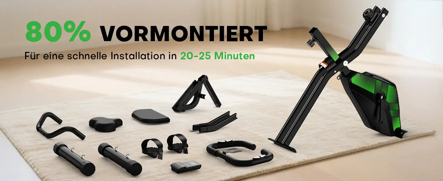 SLUNSE Heimtrainer Fahrrad 3-in-1 - 14