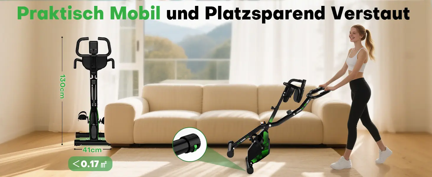 SLUNSE Heimtrainer Fahrrad 3-in-1 - 15