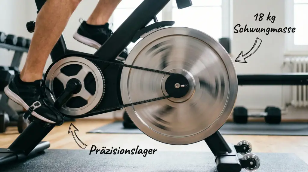 18 kg Schwungmasse mit Präsisionslager