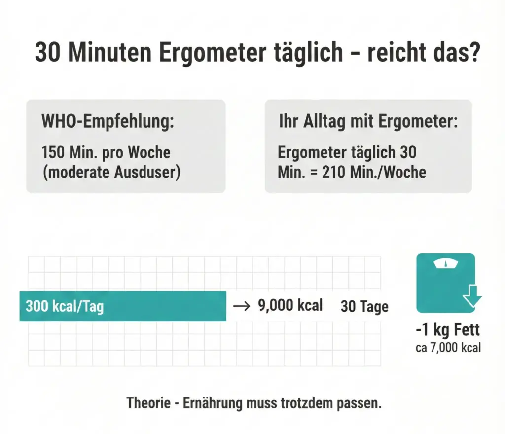 30 Minuten jeden Tag Die Mathematik dahinter
