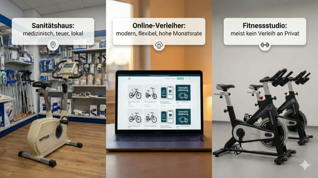 Anbieter im Realitätscheck Sanitätshaus vs. Online