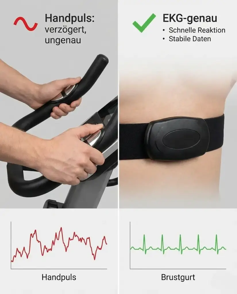 Brustgurt vs. Handpulssensor – Die Qualitätsfrage