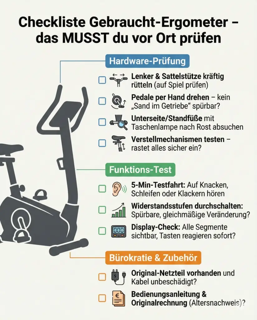 Checkliste vor Ort – Visuelle Kauf-Inspektion