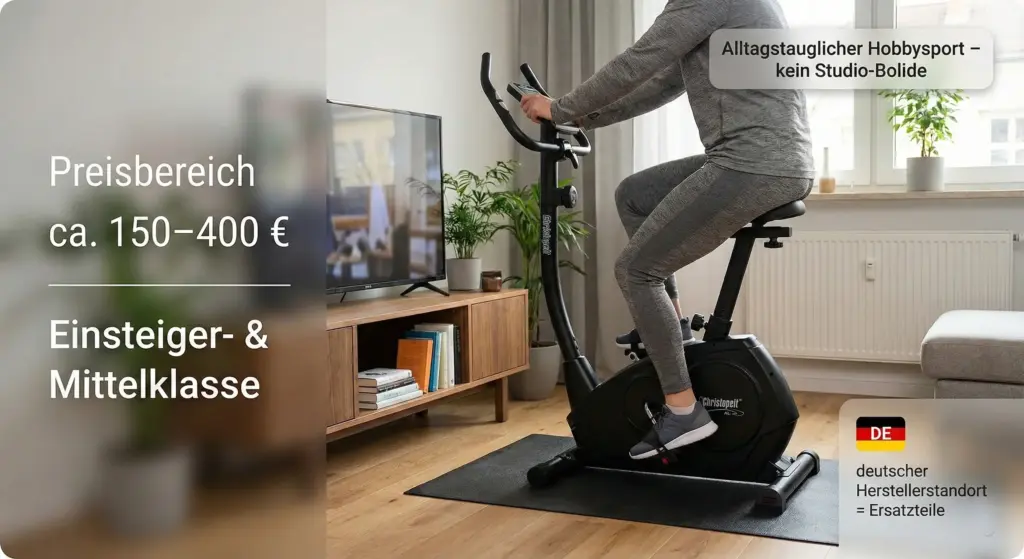 Christopeit im Alltag Einsteiger-Ergomete
