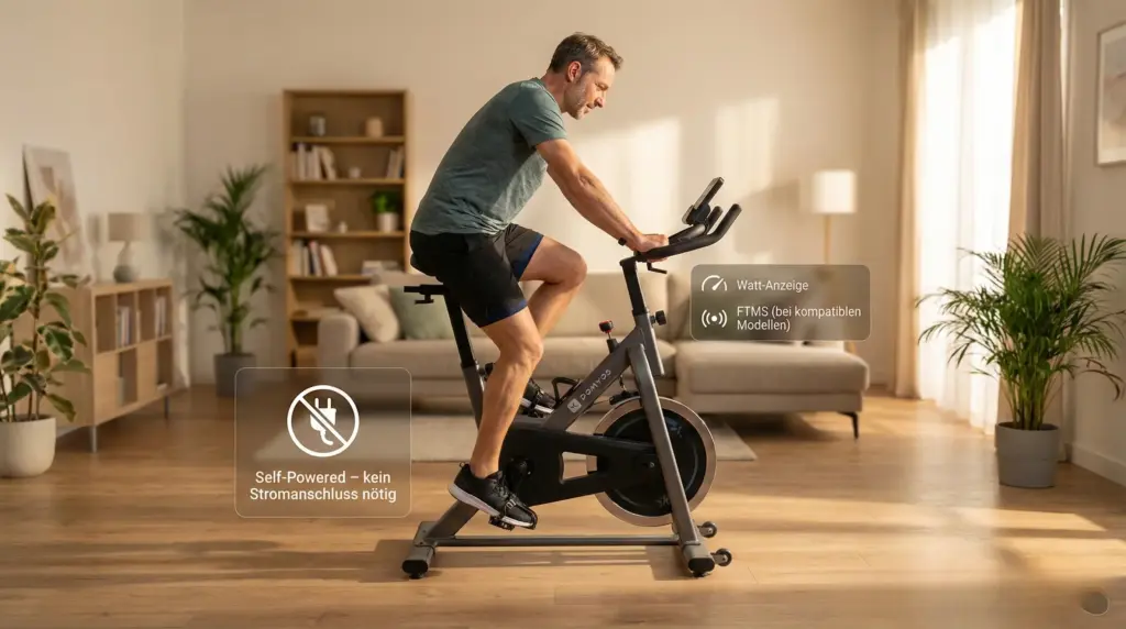Decathlon mit Self Powered Technologie