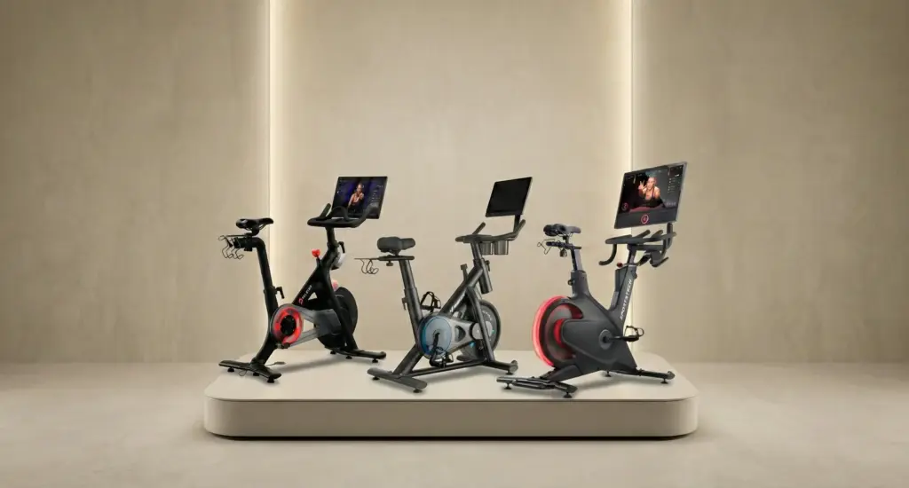 Die bestern Heimtrainer und Smart Bikes mit großem Bildschirm