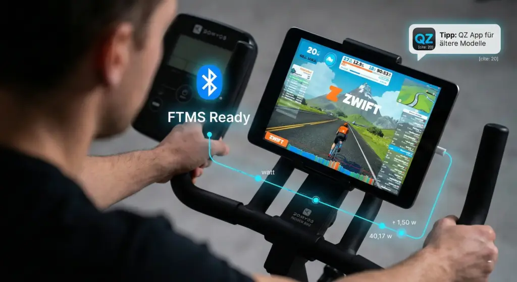 Domyos FTMS Ready Heimtrainer mit Zwift
