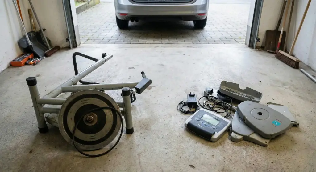 Ergometer zerlegen für Entsorgung