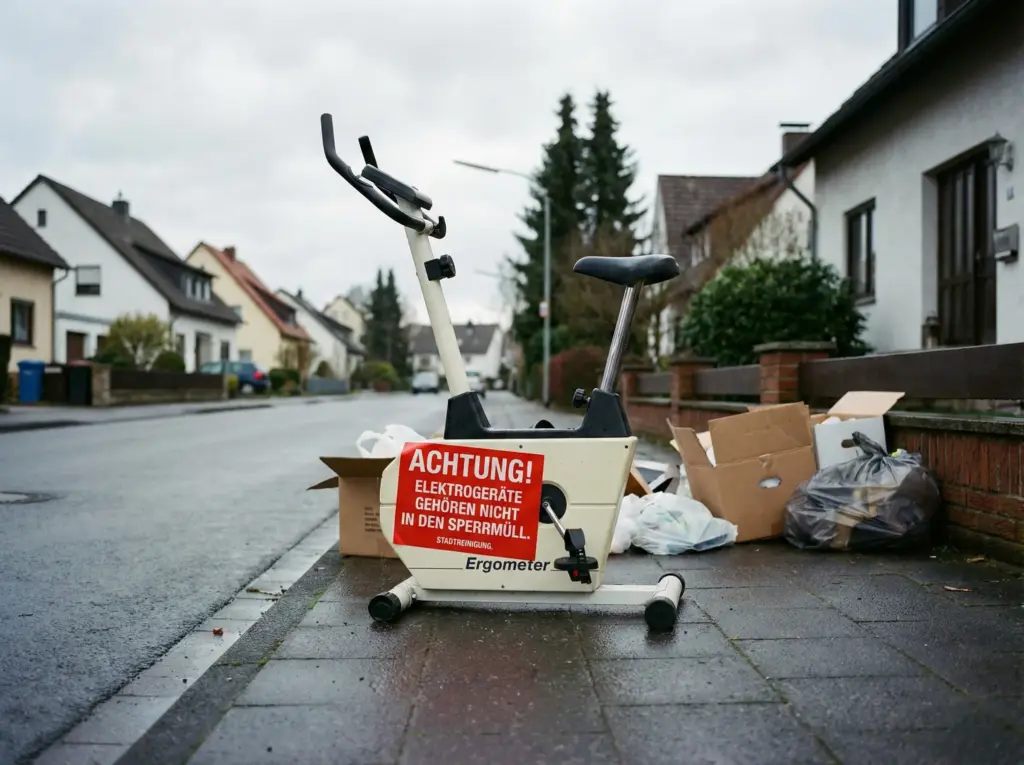 Falsche Sperrmüllentsorgung