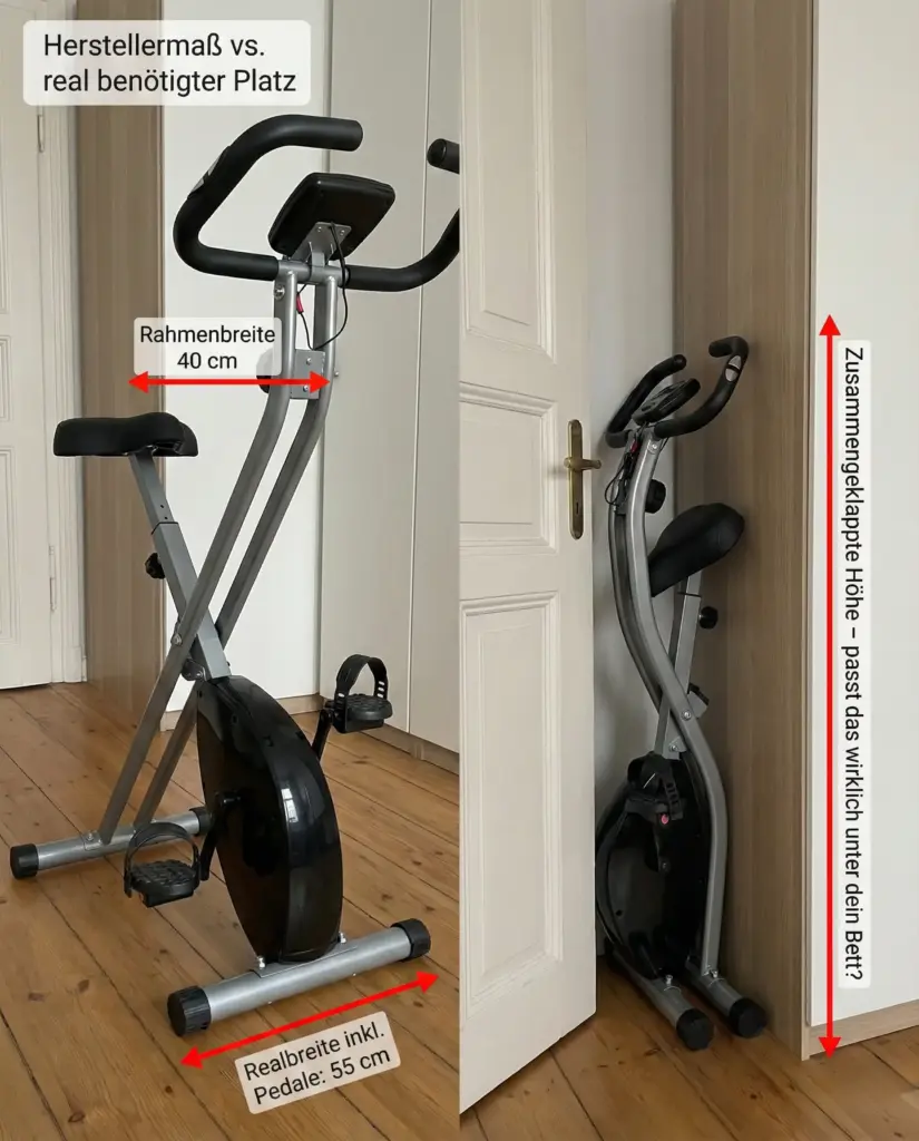 Klappmechanismus & Staumaß Theorie vs. Realität