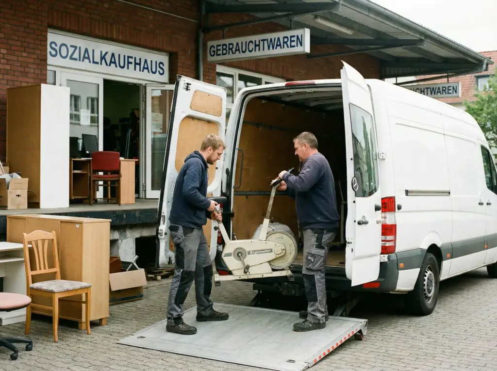 Spende an Sozialkaufhaus oder Einrichtung