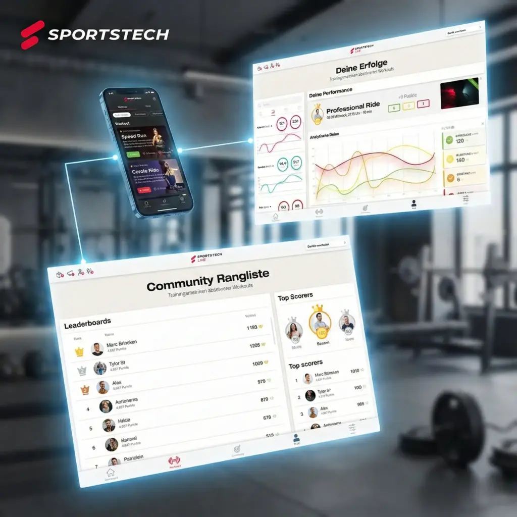 Sportstech Live App Übersicht
