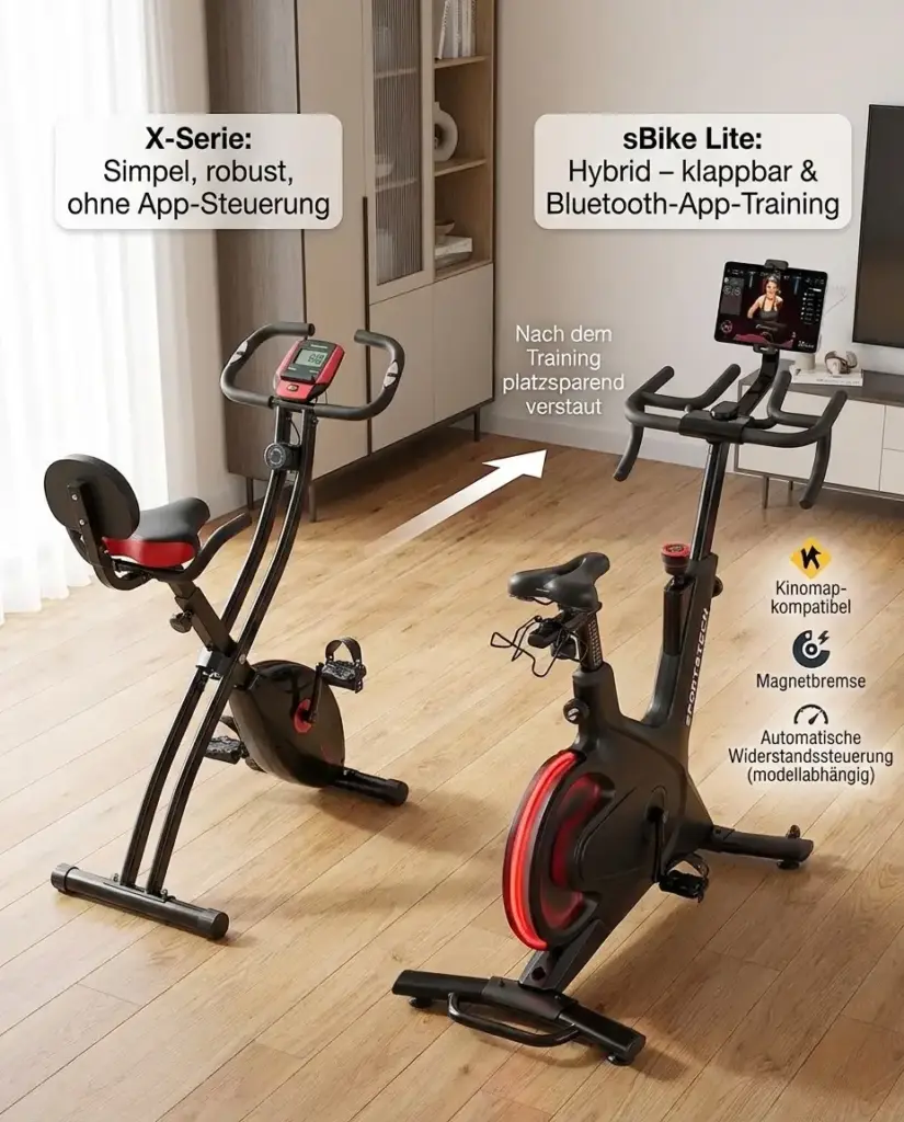 Sportstech x Fold Bike vs Sbike Lite