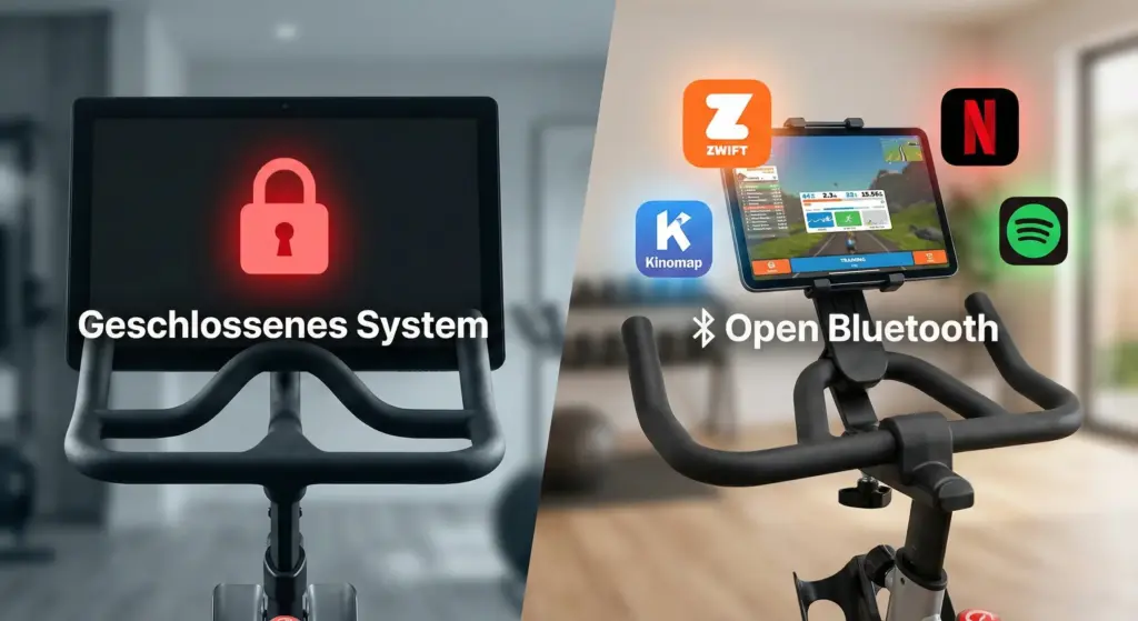 Vergleiche geschlossenes System vs Open Bluetooth