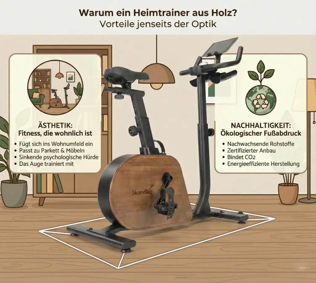 Warum ein Heimtrainer aus Holz Vorteile jenseits der Optik