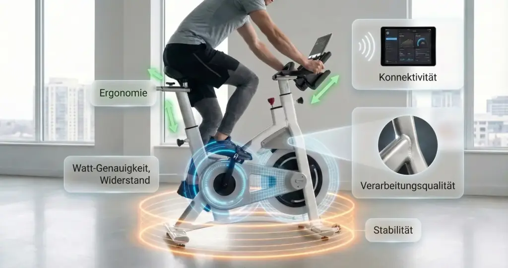 Wie wir Fitness Bikes testen